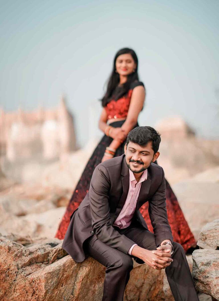 pre-wedding photoshoot of Prabakar & Deepika