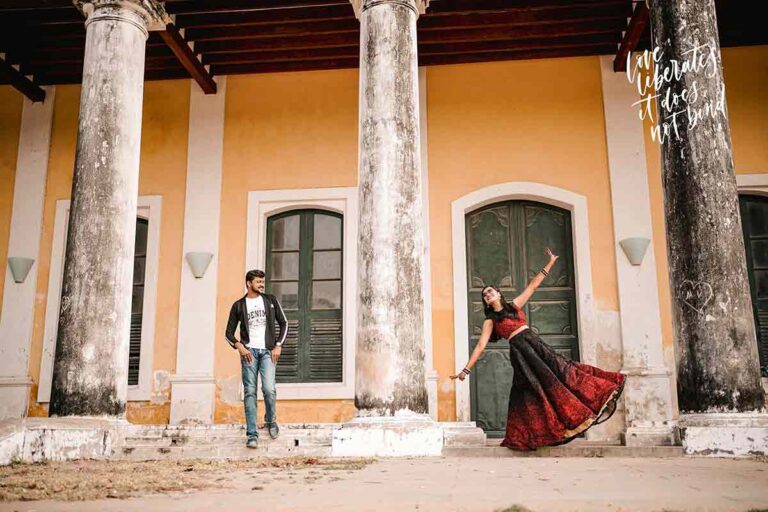 pre-wedding photoshoot of Prabakar & Deepika